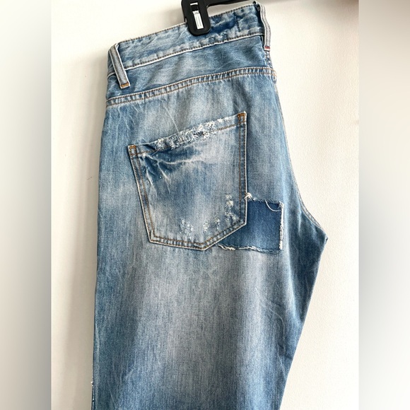 PHILIPP PLEIN- Men’s Straight Cut Distressed Jeans - Picture 4 of 8